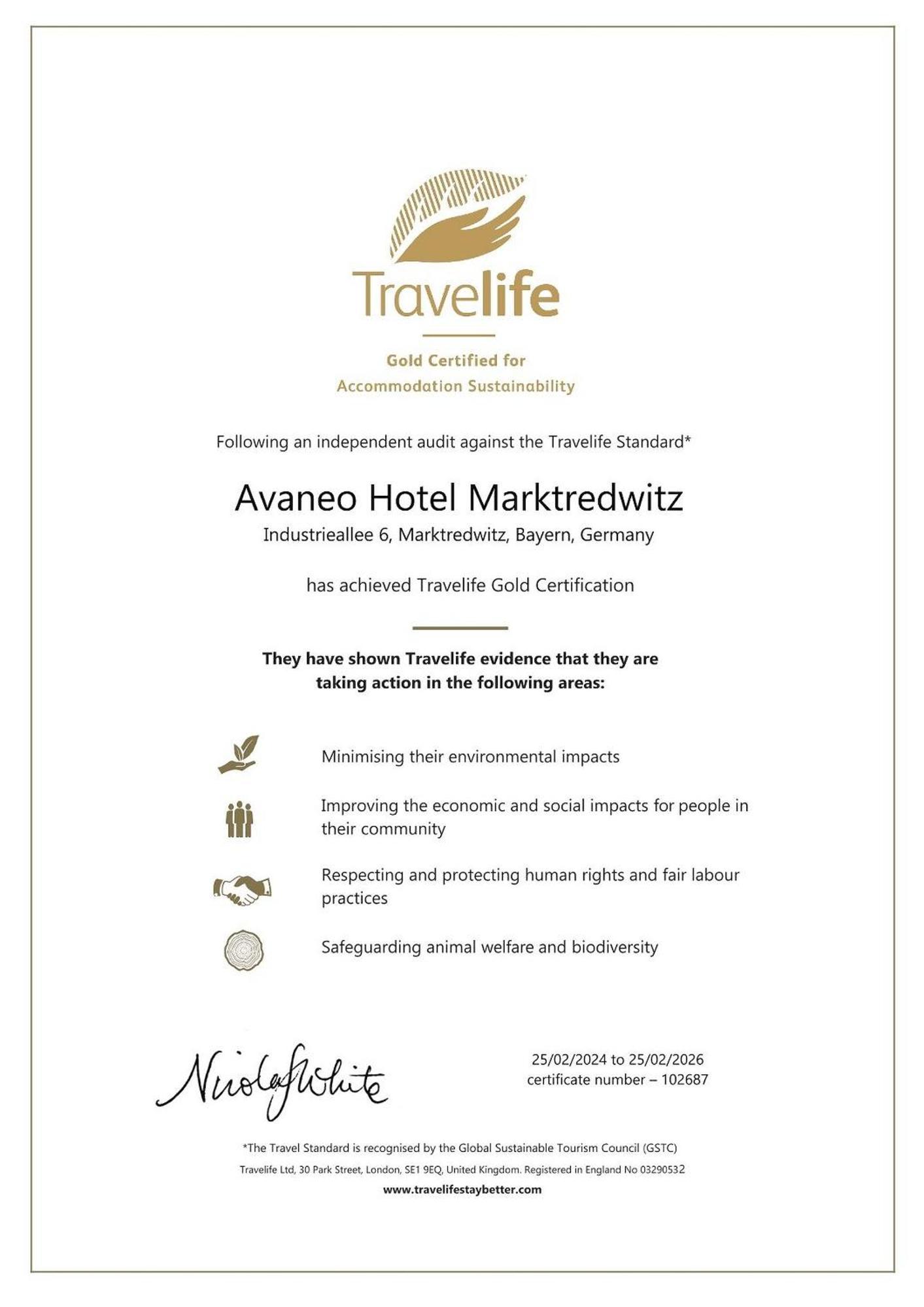 Avaneo Hotel Marktredwitz Exterior photo